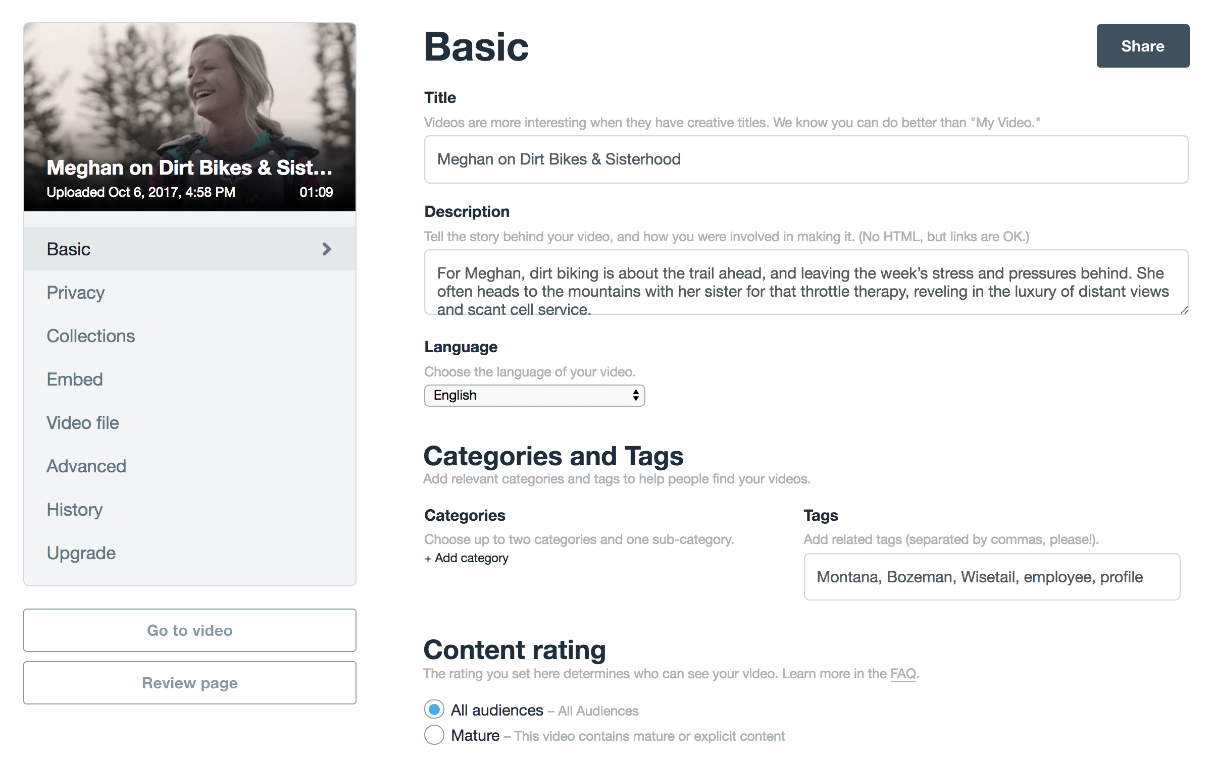 Wisetail video captions