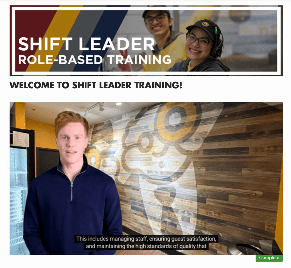 Bagel Brands uploads the AI generated lessons onto their LMS for more impactful and engaging learning experiences.